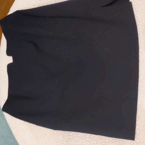 skirt sz 10 navy blue, ilyza NY brand, straight & blue & white sz PM  blouse; - Picture 5 of 5